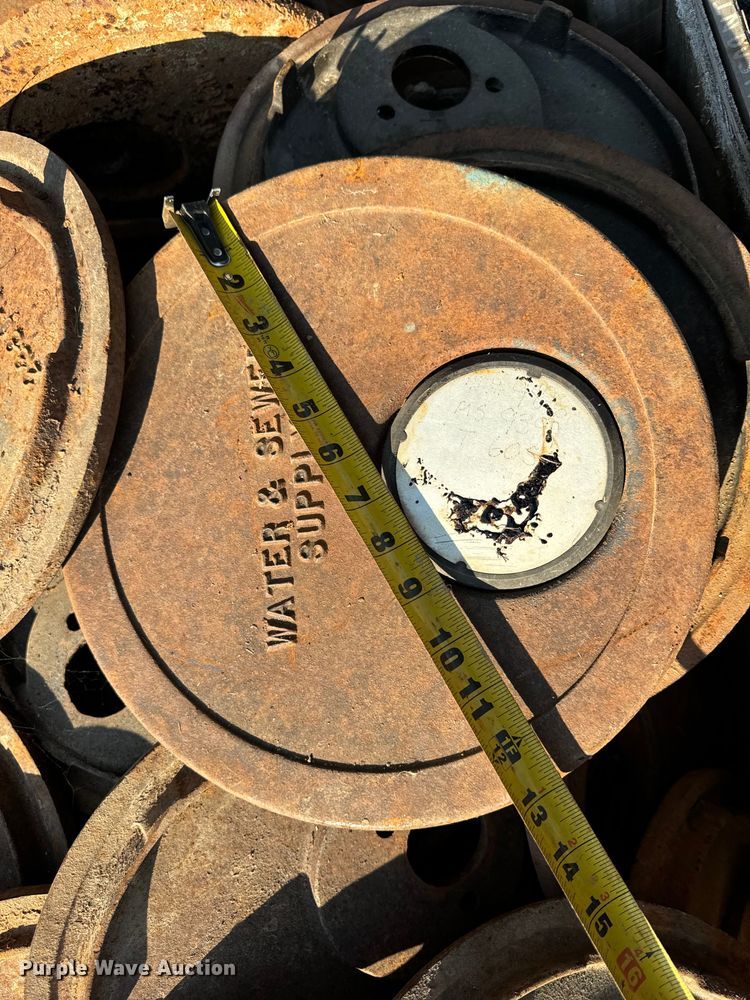 image for item OF9975 (2) pallets of C&B water meter covers