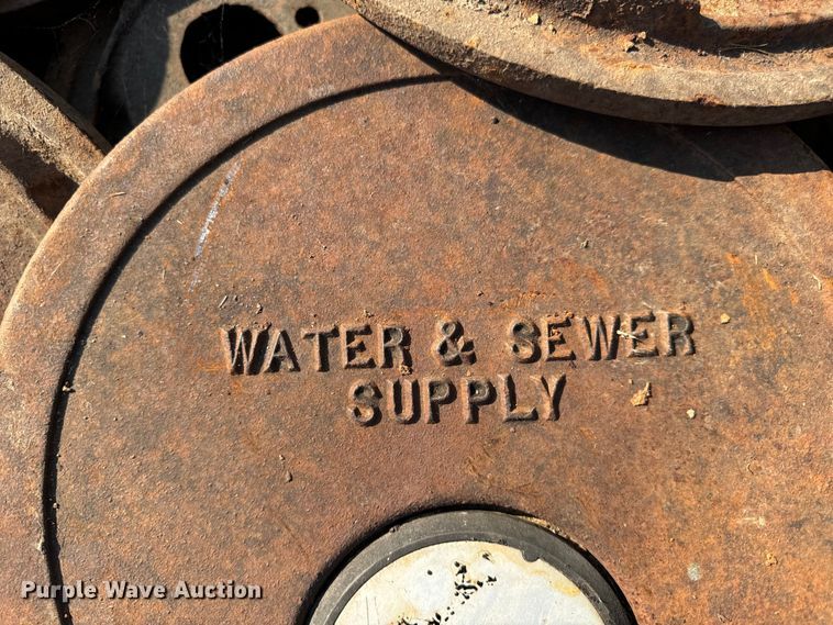 image for item OF9975 (2) pallets of C&B water meter covers