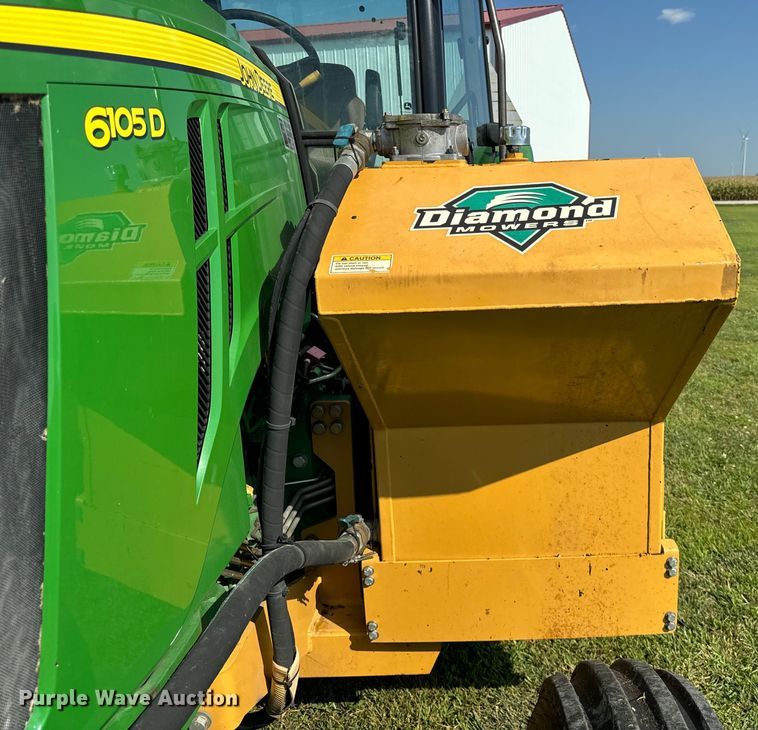 image for item OG9648 2014 John Deere  6105D tractor