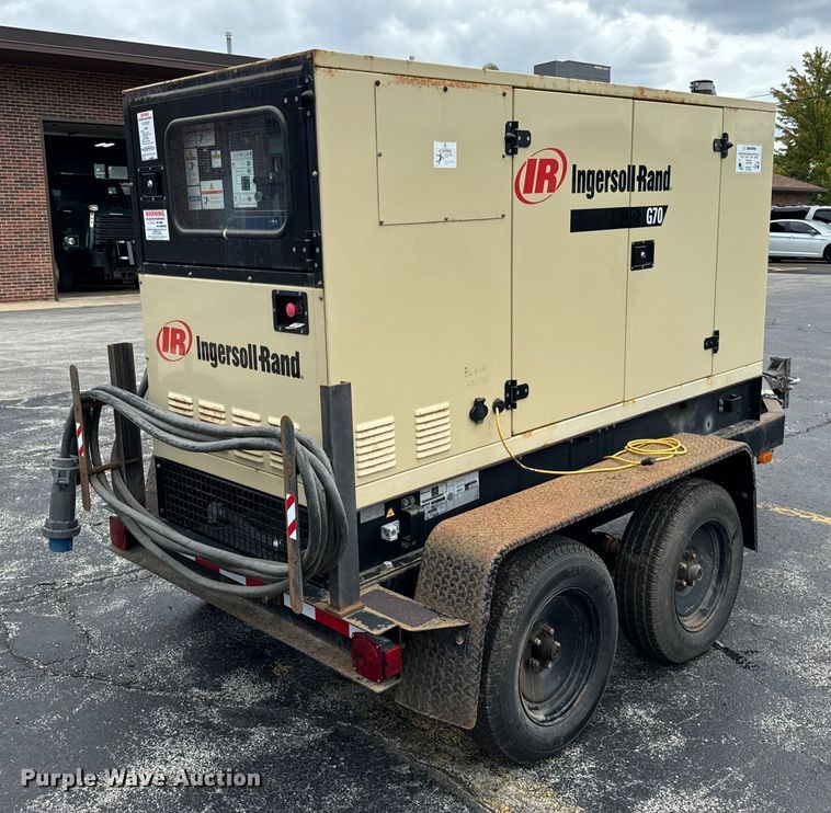image for item OG9655 2003 Ingersoll Rand  G70 generator