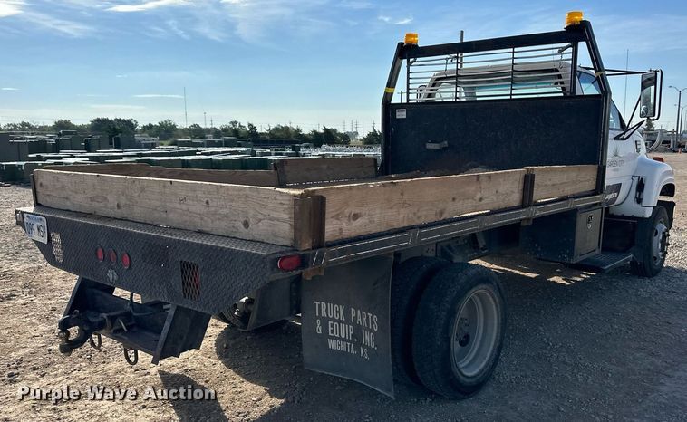 image for item OM9648 2000 GMC C6500 dump flatbed truck