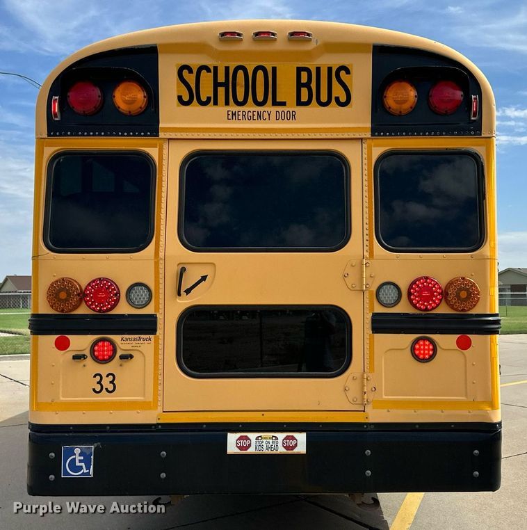 image for item OM9653 2012 Blue Bird All American school bus