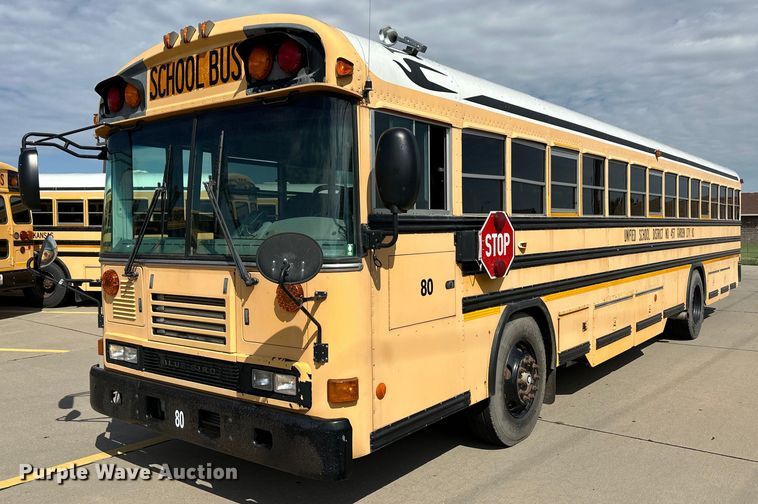 image for item OM9654 2008 Blue Bird All American school bus