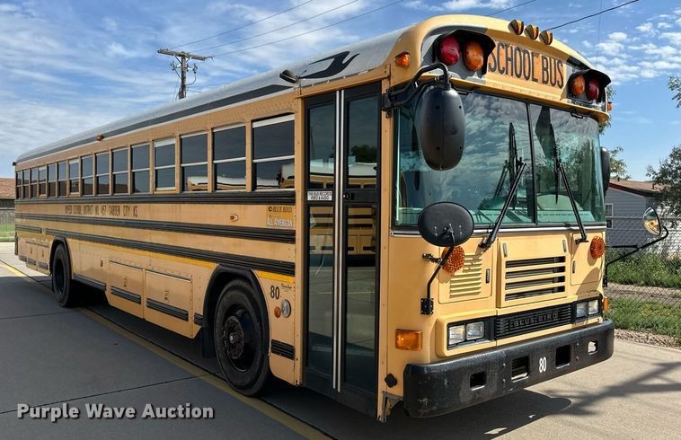 image for item OM9654 2008 Blue Bird All American school bus