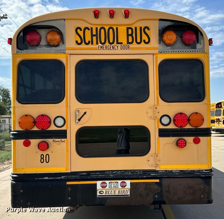 image for item OM9654 2008 Blue Bird All American school bus