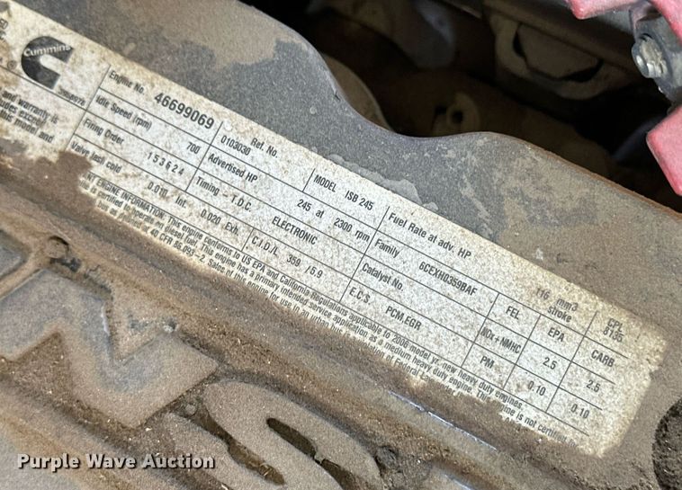 image for item OM9654 2008 Blue Bird All American school bus