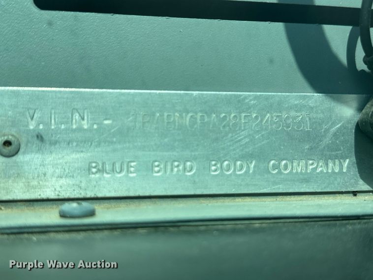 image for item OM9655 2008 Blue Bird All American school bus