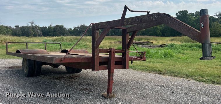 image for item DO6692 Shop Built  hay trailer