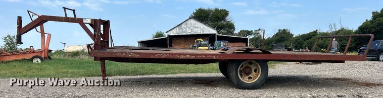 image for item DO6692 Shop Built  hay trailer
