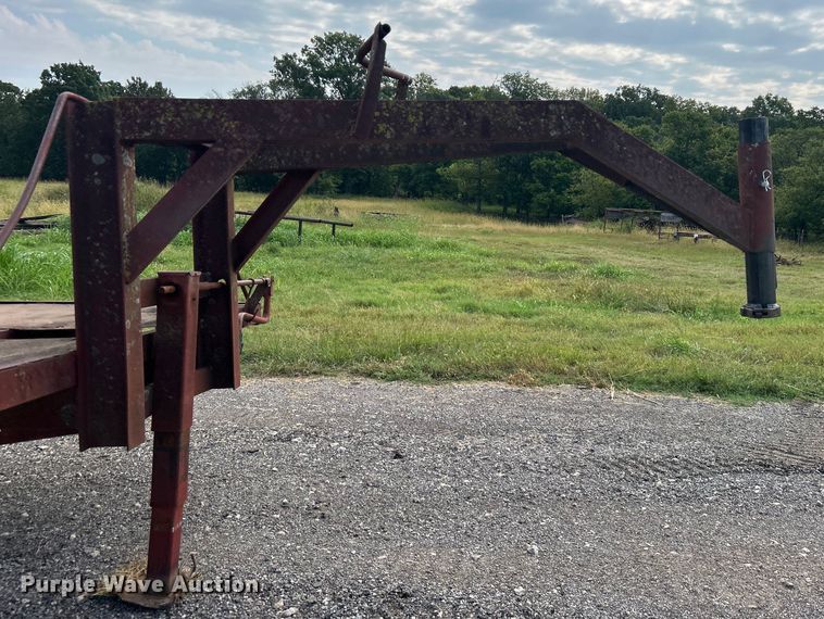 image for item DO6692 Shop Built  hay trailer
