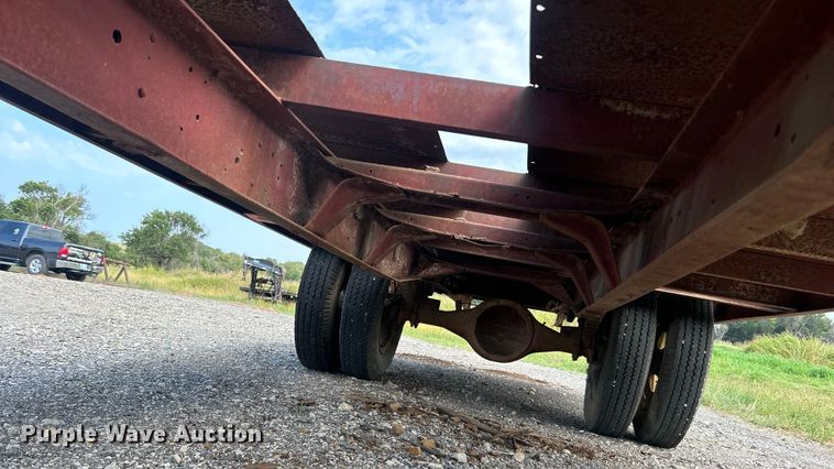 image for item DO6692 Shop Built  hay trailer