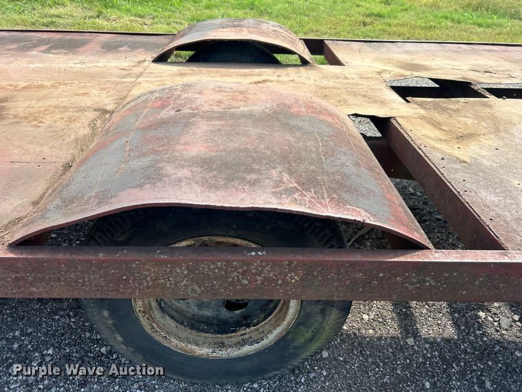 image for item DO6692 Shop Built  hay trailer