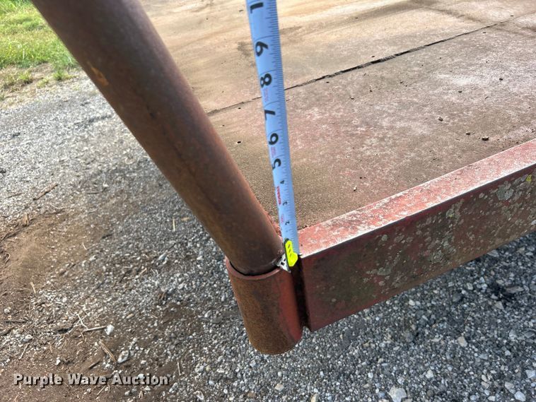 image for item DO6692 Shop Built  hay trailer