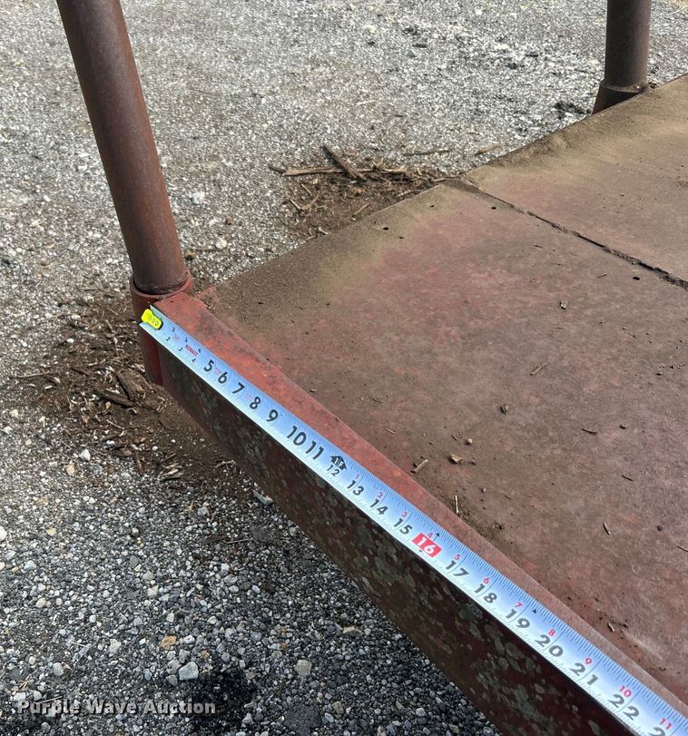 image for item DO6692 Shop Built  hay trailer