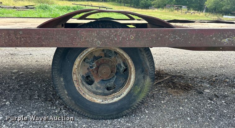 image for item DO6692 Shop Built  hay trailer