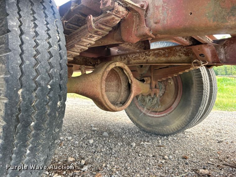 image for item DO6692 Shop Built  hay trailer