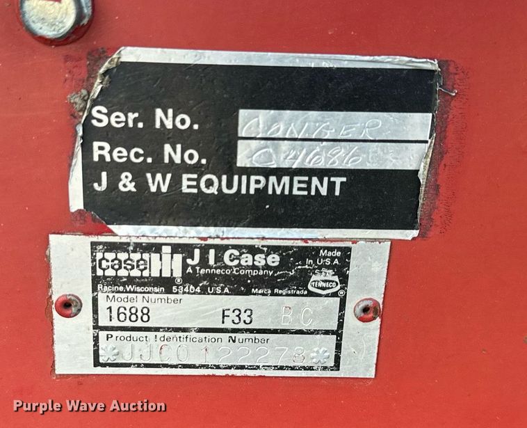 image for item DR2584 1994 Case IH 1688 Axial-Flow RWA combine