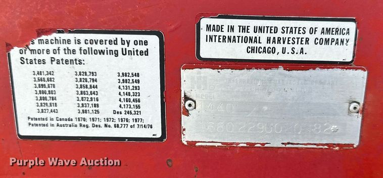 image for item DR2585 1981 Case IH 1440 Axial-Flow RWA combine