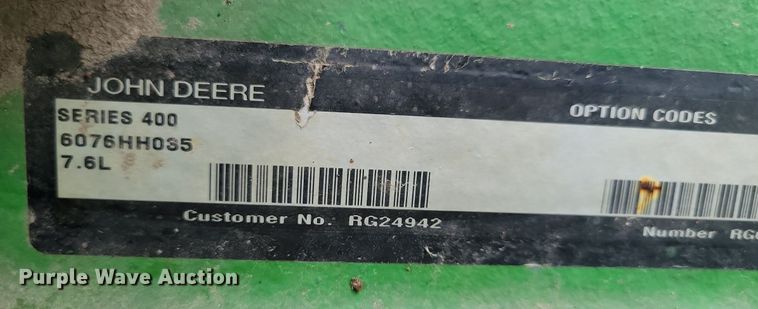 image for item DR4469 1996 John Deere 9500 combine