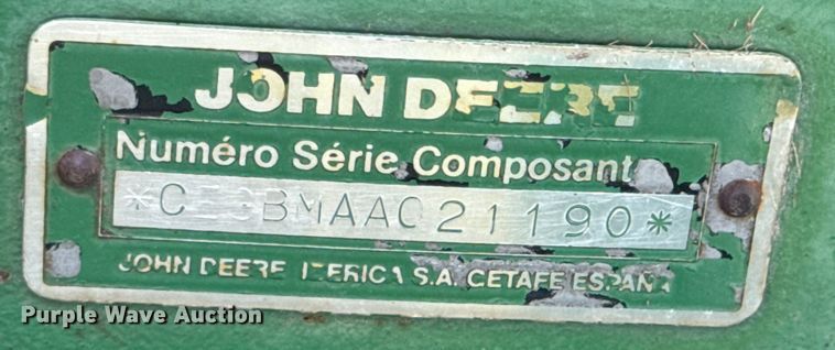 image for item DX1078 1988 John Deere 1460 windrower