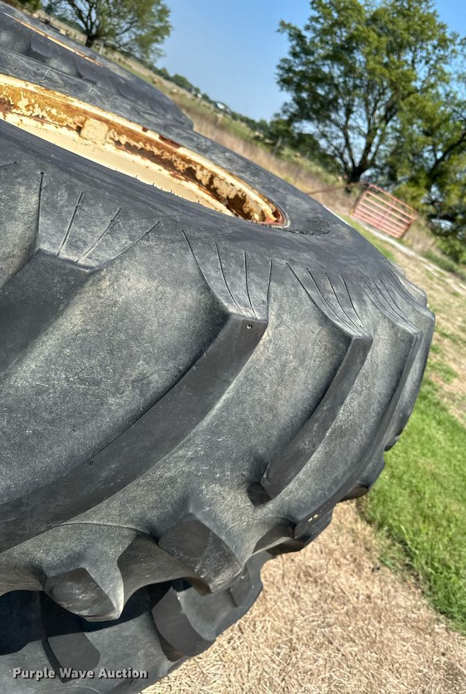 image for item DX1109 (4) Titan 23.1-26 floatation tires and wheels