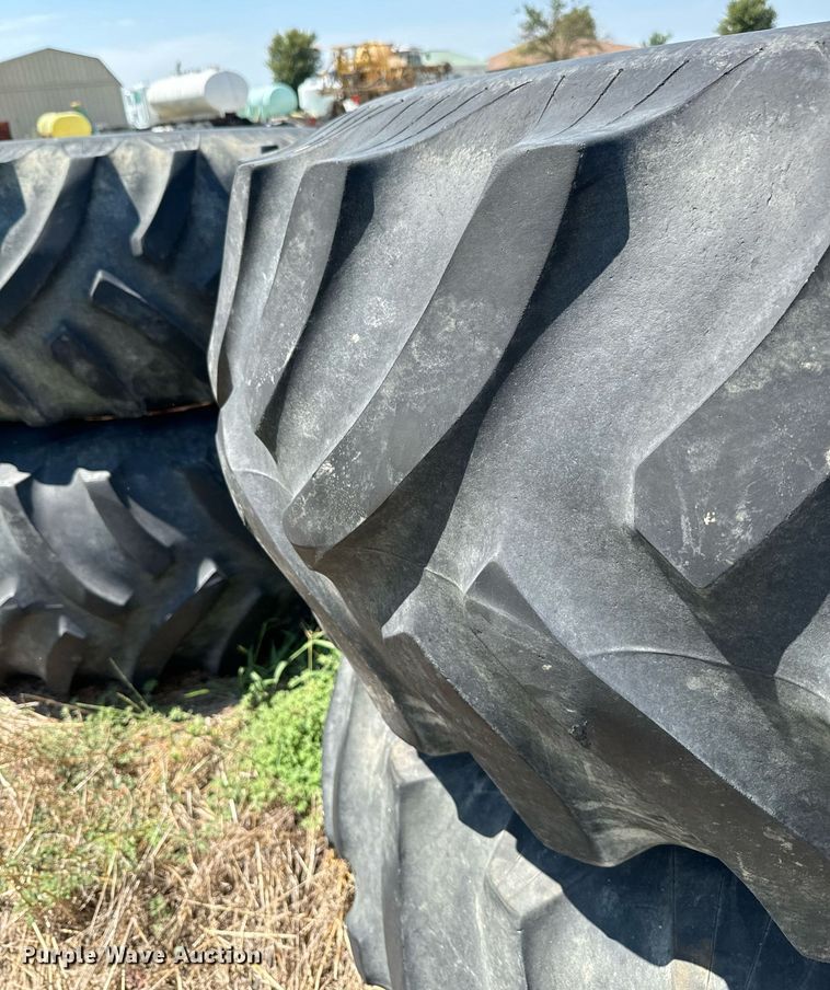 image for item DX1109 (4) Titan 23.1-26 floatation tires and wheels