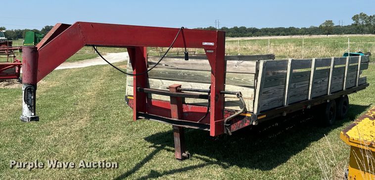 image for item DX1111 Shop built flatbed trailer