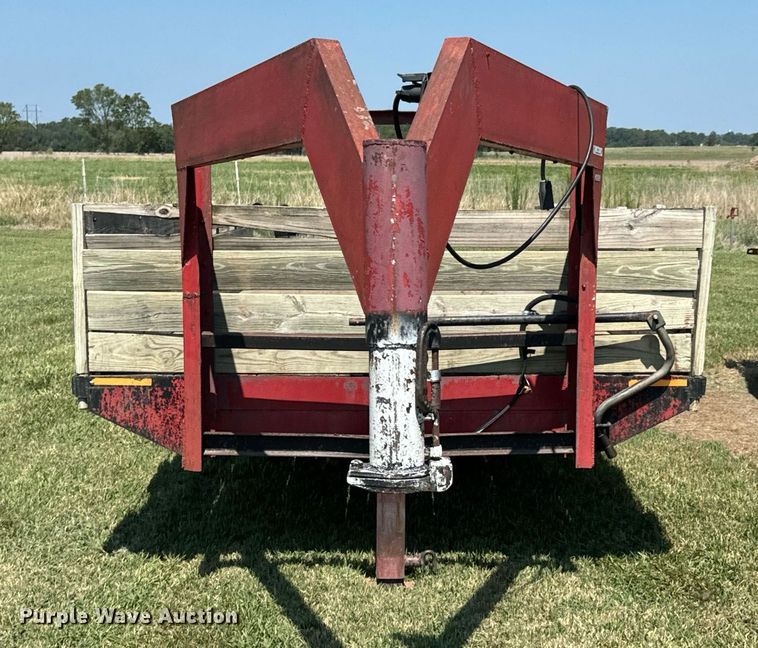 image for item DX1111 Shop built flatbed trailer