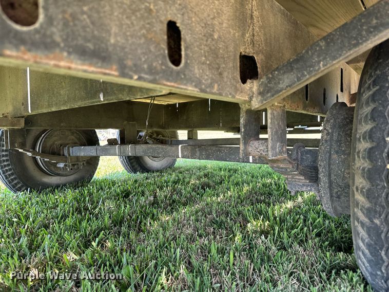 image for item DX1111 Shop built flatbed trailer