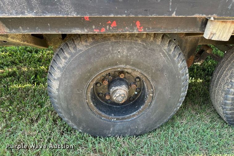 image for item DX1111 Shop built flatbed trailer