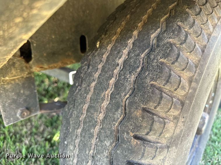 image for item DX1111 Shop built flatbed trailer