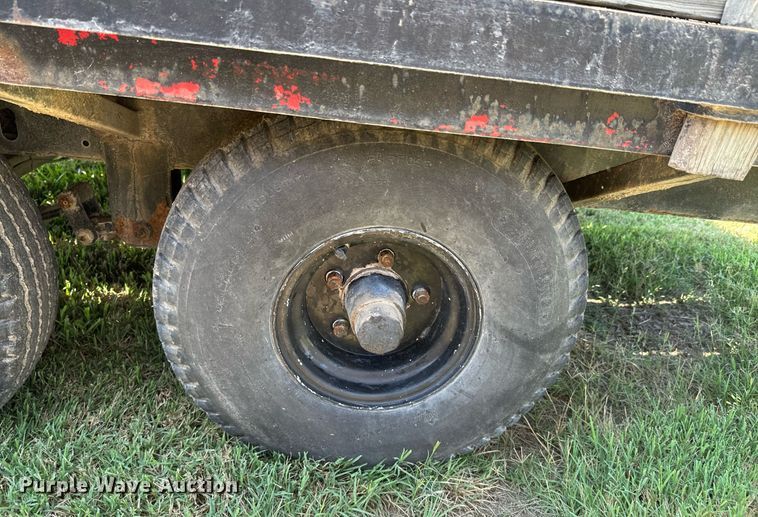 image for item DX1111 Shop built flatbed trailer