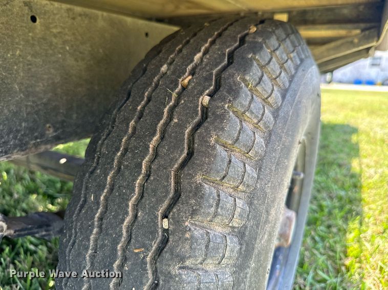 image for item DX1111 Shop built flatbed trailer