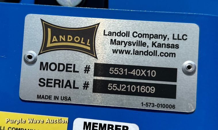 image for item DX3572 2021 Landoll 5531 no-till grain drill