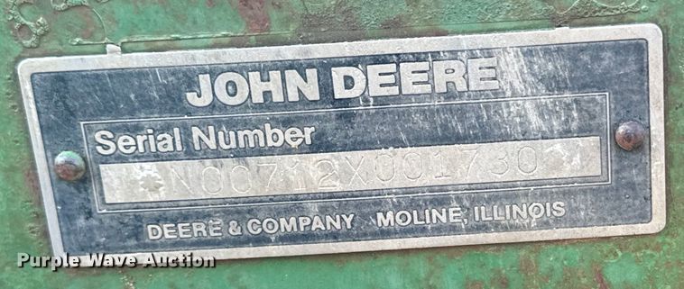 image for item EE7537 John Deere 712 disk ripper