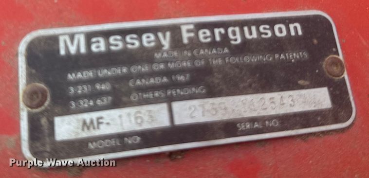 image for item EE7539 Massey Ferguson 850 combine