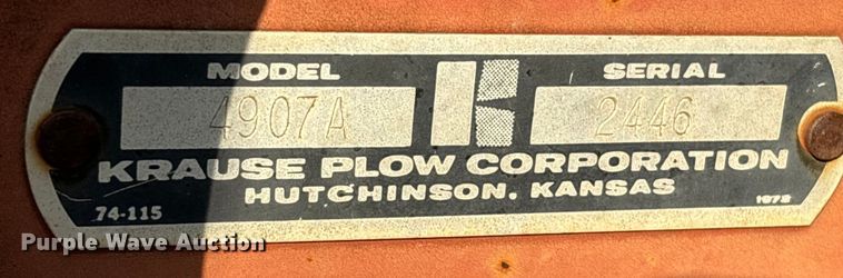 image for item EE7547 Krause 4907A off-set disk