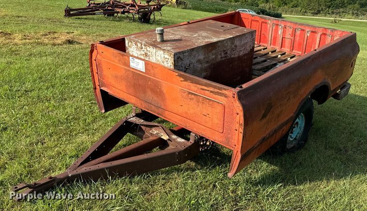 image for item EE7551 Shop built utility trailer