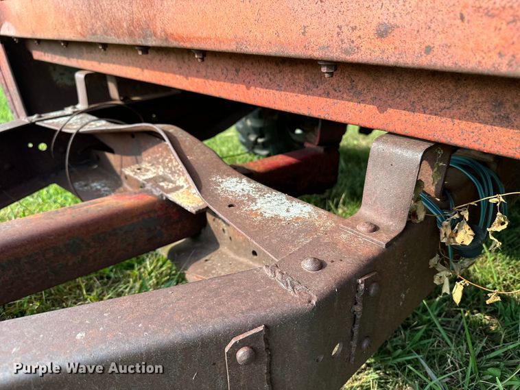 image for item EE7551 Shop built utility trailer