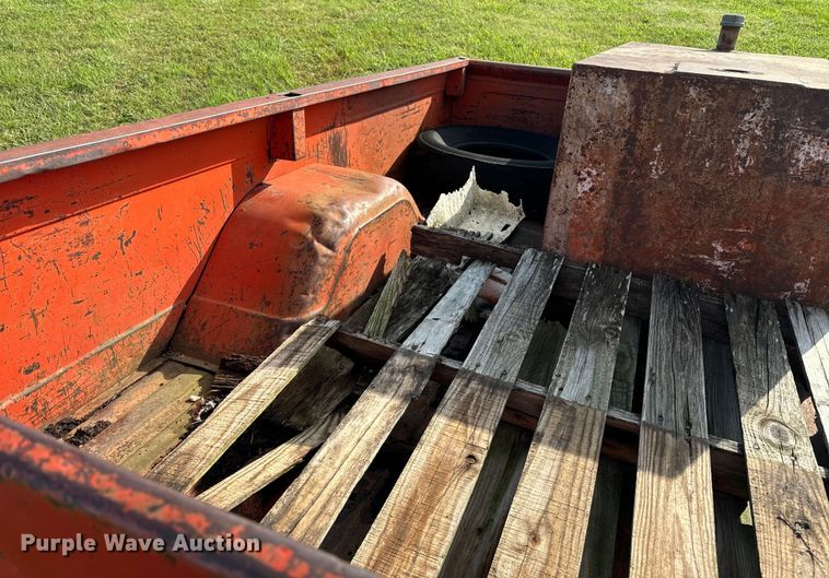 image for item EE7551 Shop built utility trailer