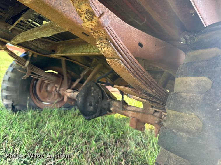 image for item EE7551 Shop built utility trailer