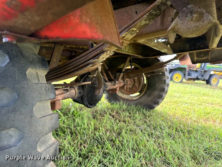 image for item EE7551 Shop built utility trailer