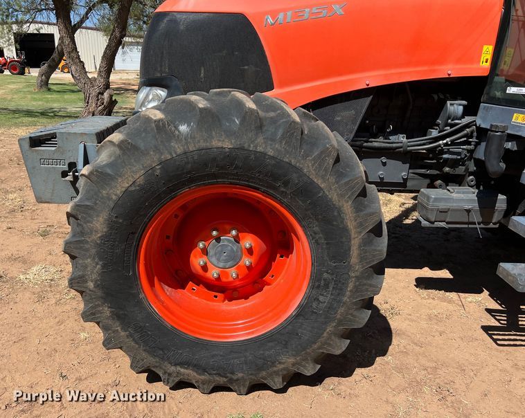 image for item EJ2955 Kubota  M135X MFWD tractor