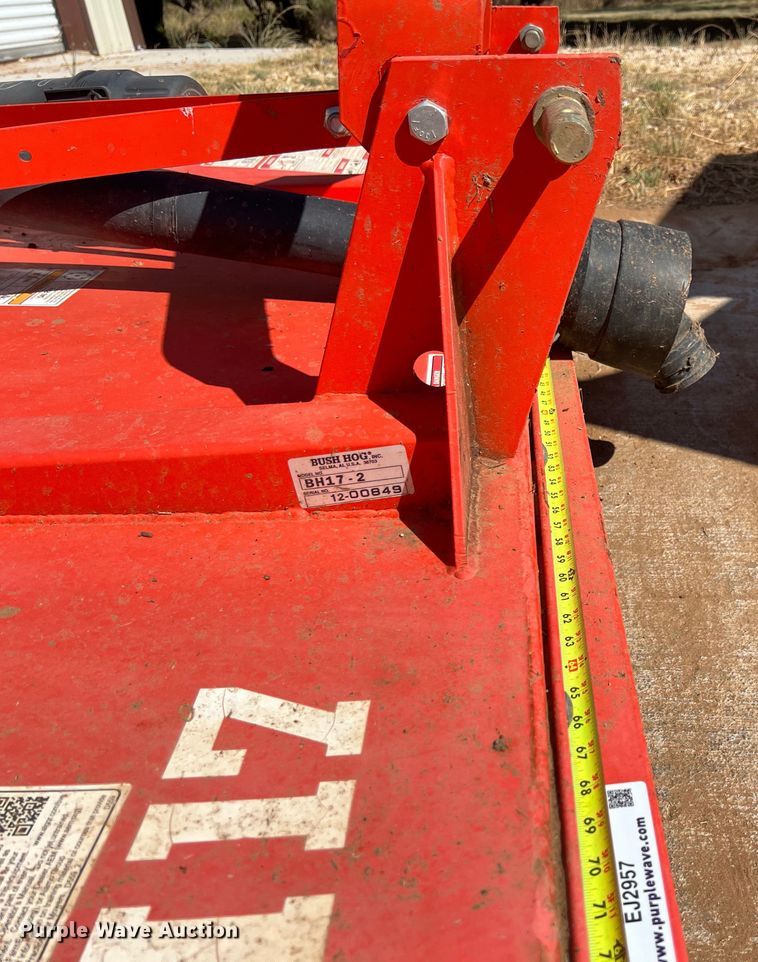 image for item EJ2957 Bush Hog BH17-2 rotary mower