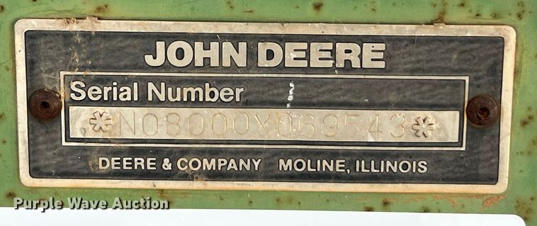 image for item EJ2962 John Deere  8300 grain drill