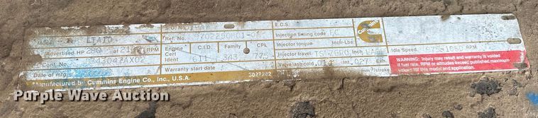 image for item EJ8884 1990 Ford 876 Versatile  4WD tractor