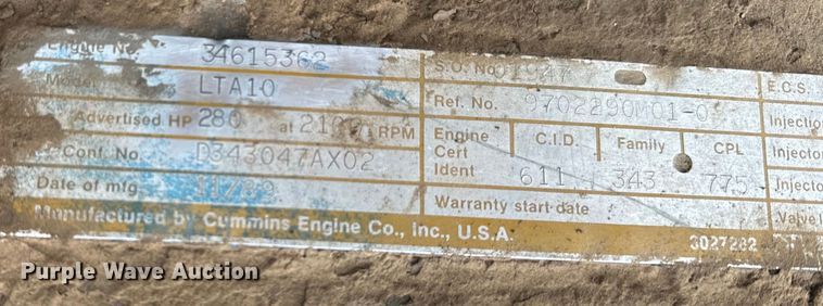 image for item EJ8884 1990 Ford 876 Versatile  4WD tractor