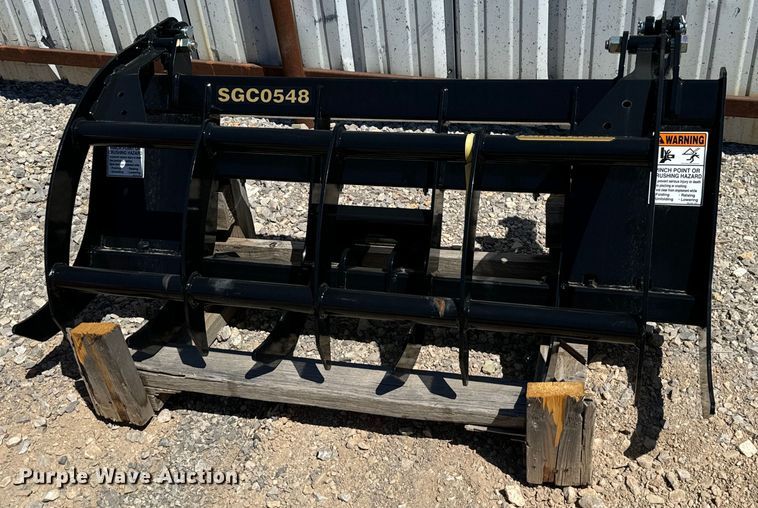 image for item IE9094 Land Pride SGC0548 skid steer grapple bucket