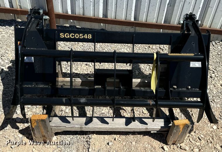 image for item IE9094 Land Pride SGC0548 skid steer grapple bucket