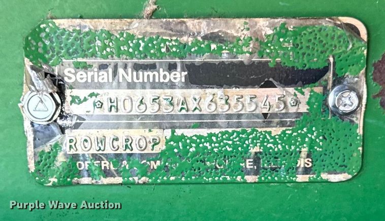 image for item OG9649 John Deere 653A all-crop head